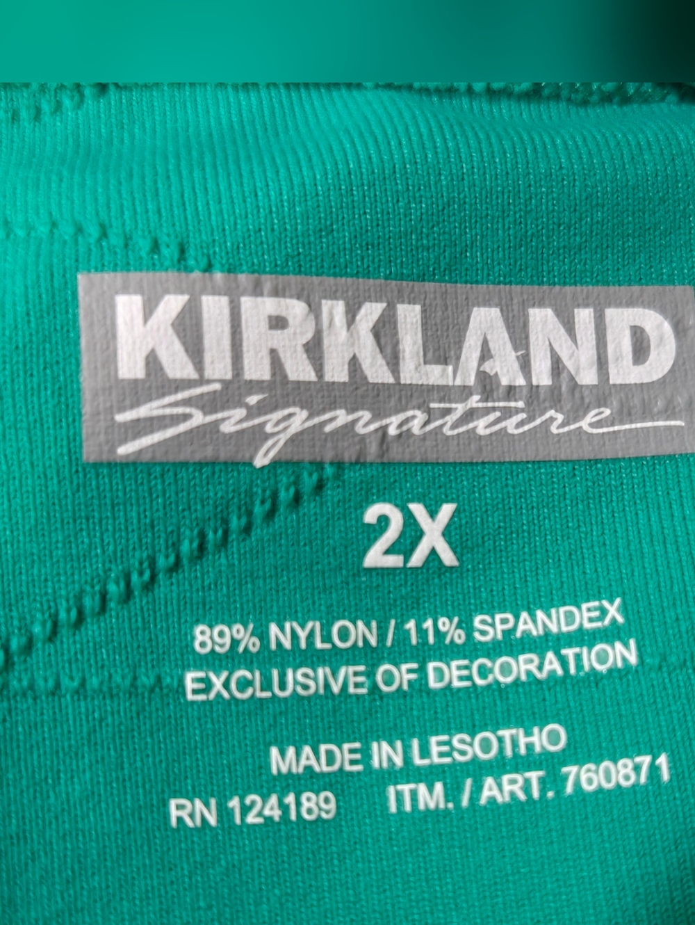 Kirkland Signature Women’s Teal Full-Zip Jacket - Picture 4 of 8